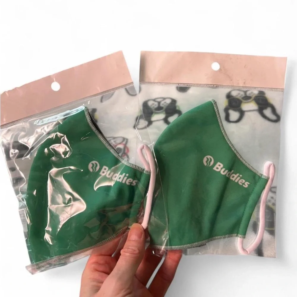 Green Buddies Face Mask